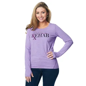 Reining is my Rehab Ladies Long Sleeve Tee