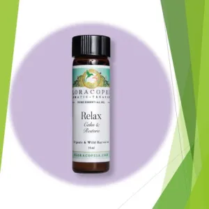 Relax Blend Organic Essential Oil Blend by Floracopeia 15 ml