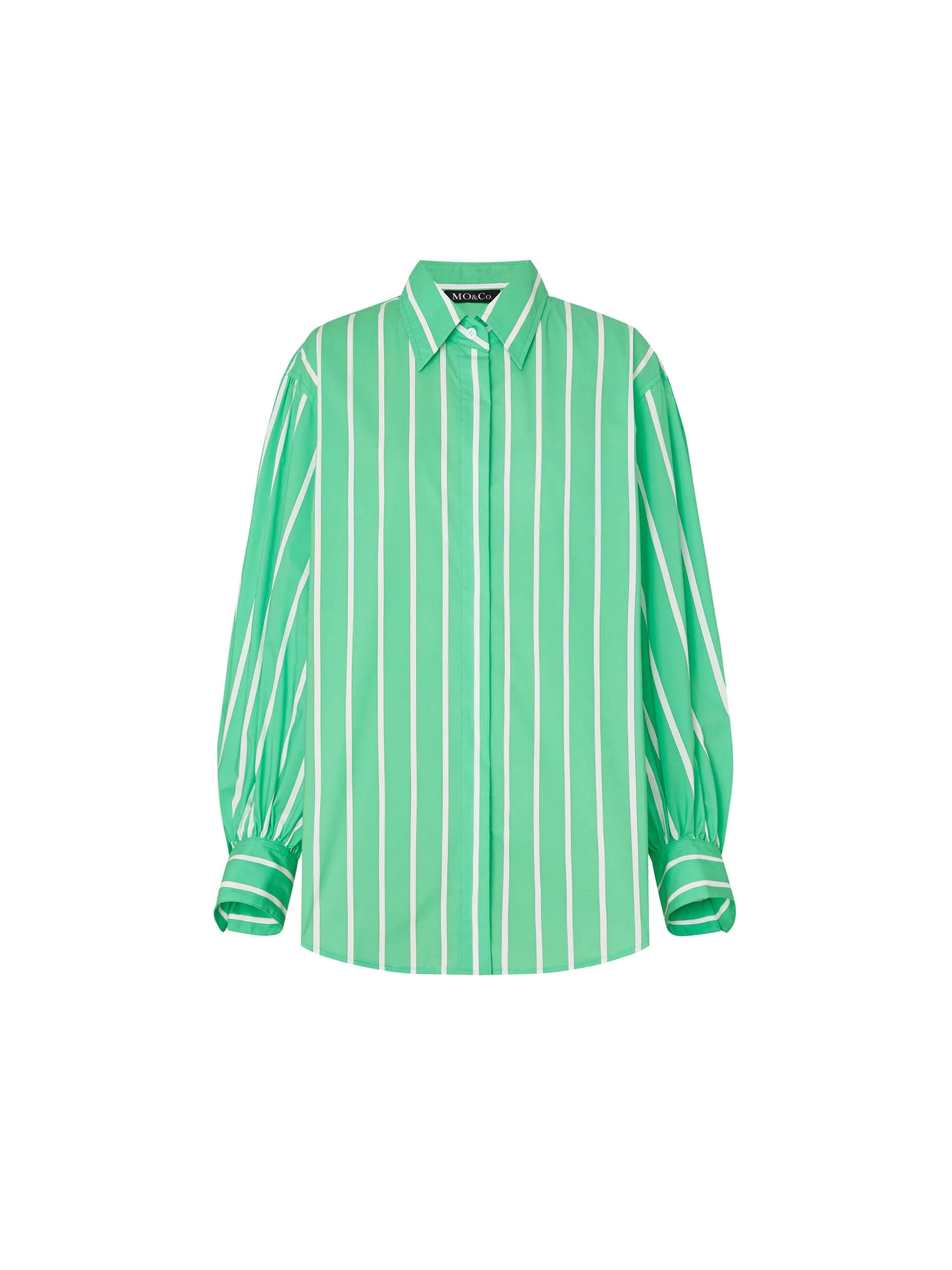 Relaxed Cotton Blend Shirt