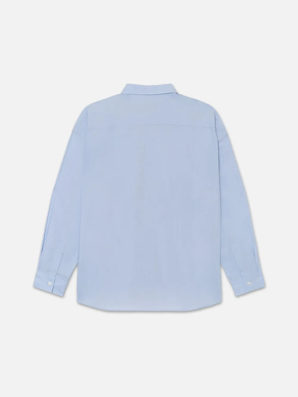 Relaxed Cotton Shirt -- Light Blue