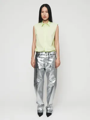 Relaxed Straight in Silver Blue
