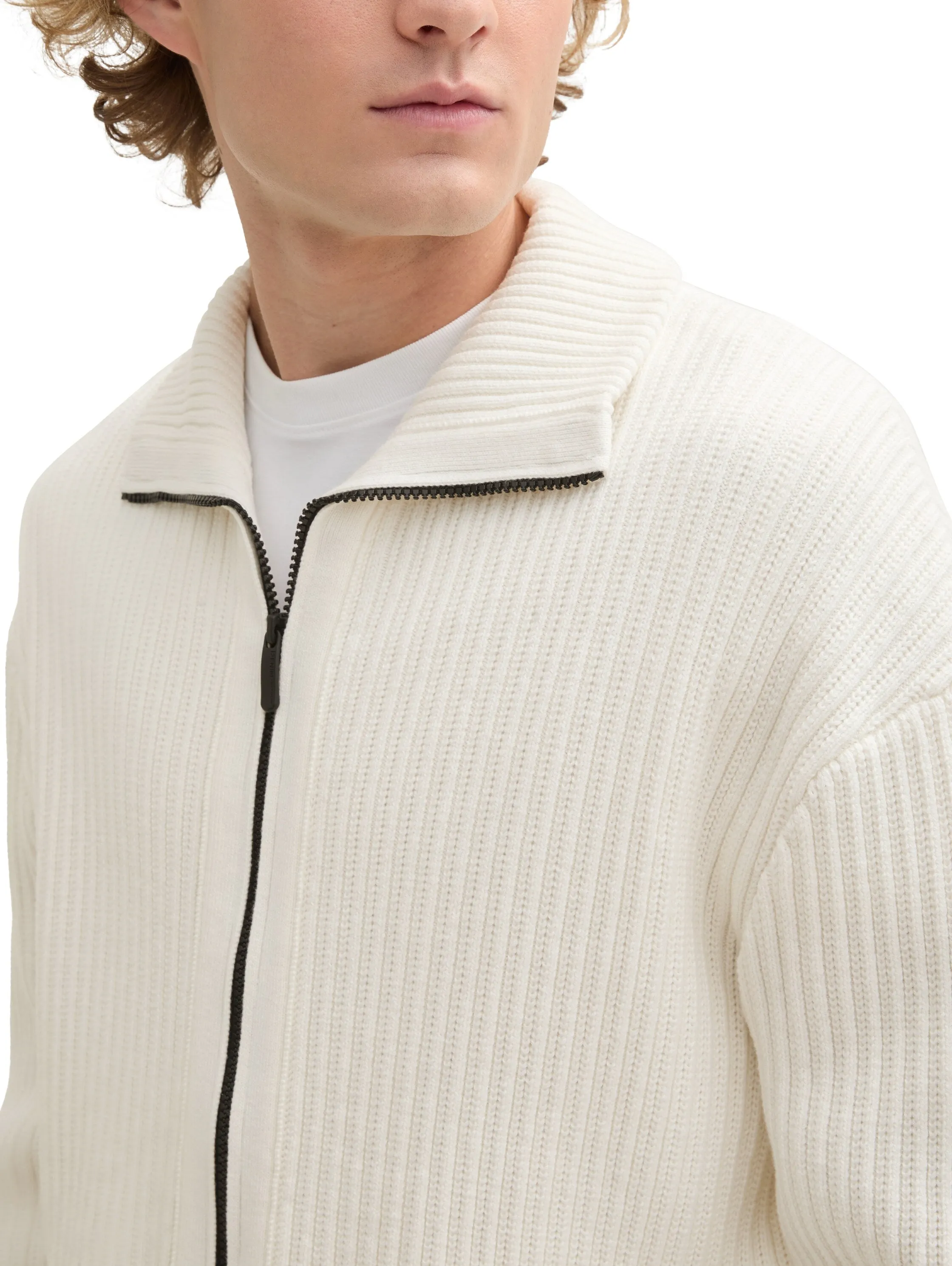 RELAXED STRUCTURE KNIT JACKET