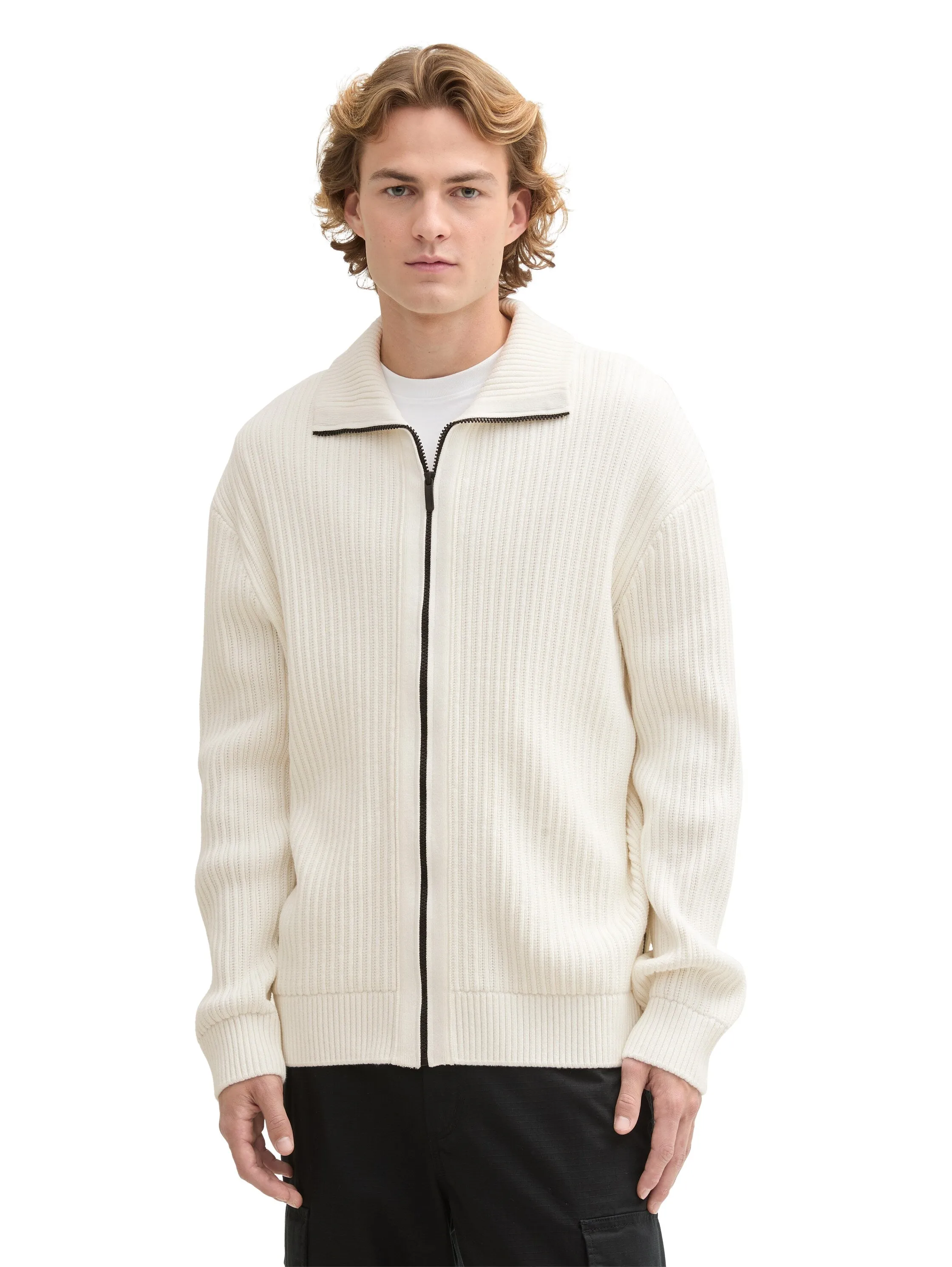 RELAXED STRUCTURE KNIT JACKET