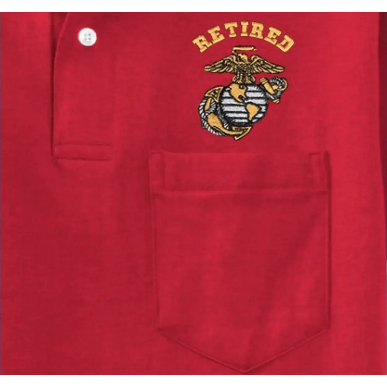 Retired EGA Embroidered Pocket Polo