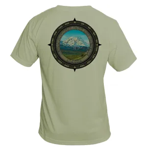 Retro Compass Denali National Park Basic Performance T-Shirt