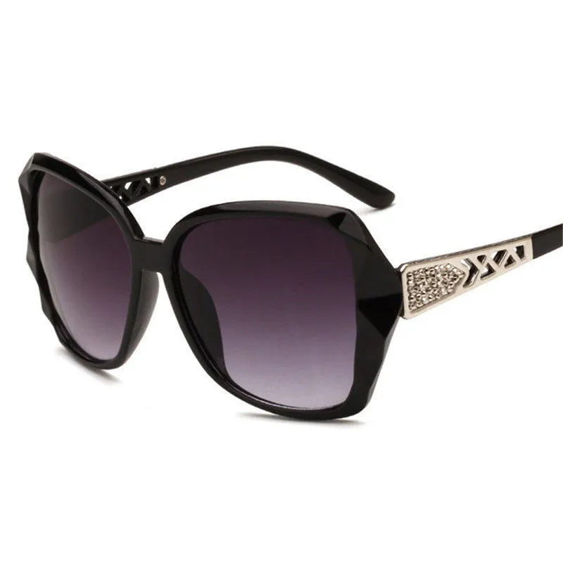 Retro Oversized Square Sun Protection Sunglasses