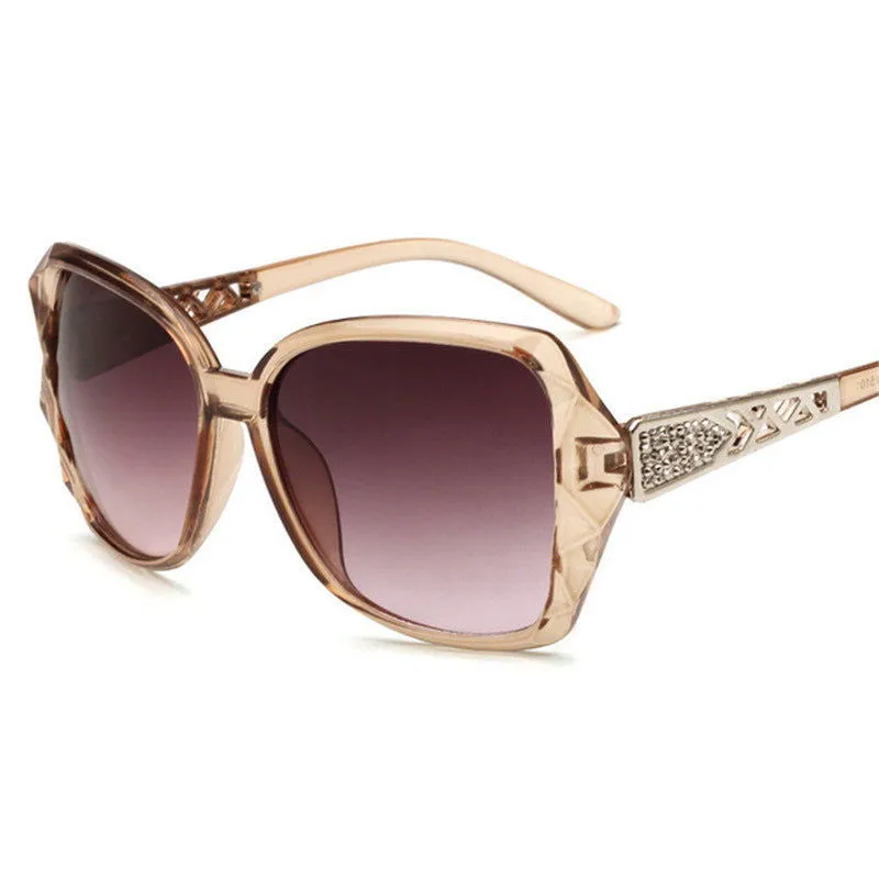 Retro Oversized Square Sun Protection Sunglasses