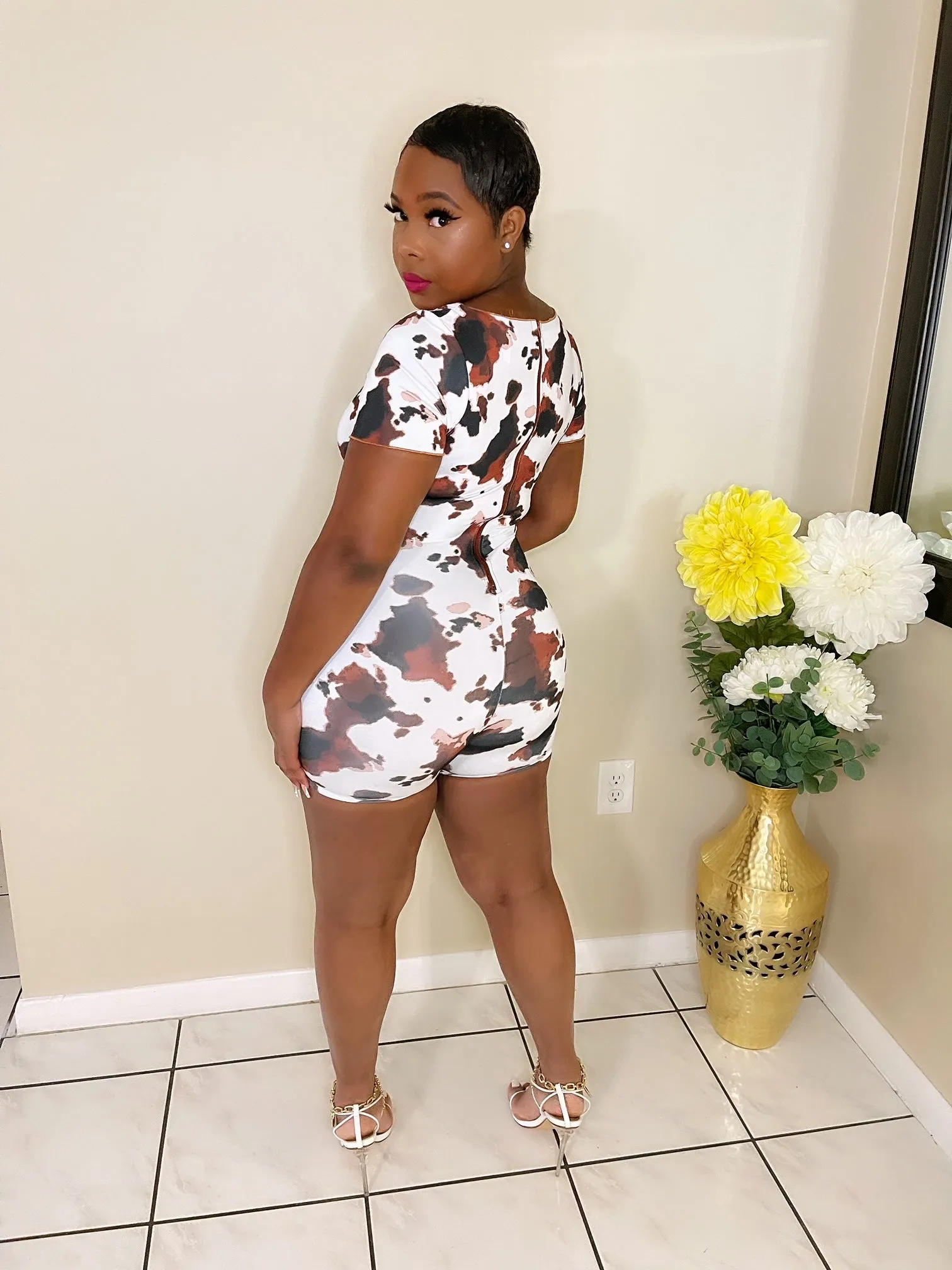 Reversed Cowgirl Romper