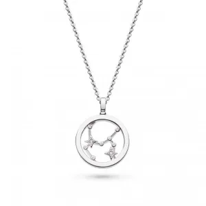Revival Céleste Constellation Zirconia Rhodium Plated Sagittarius 18" Necklace 90471SAG
