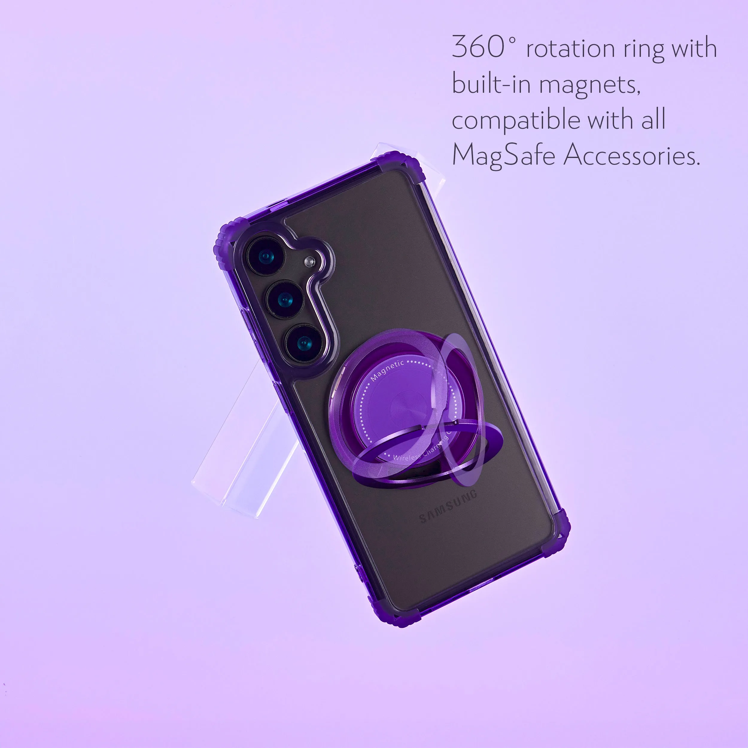 Revolve Case for Galaxy S24 Plus - Purple Eclipse