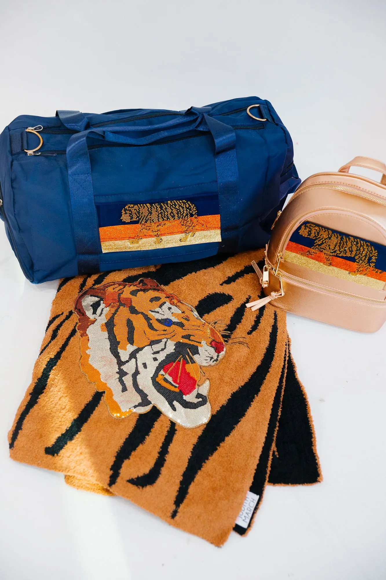 RHINESTONE TIGER BACKPACK