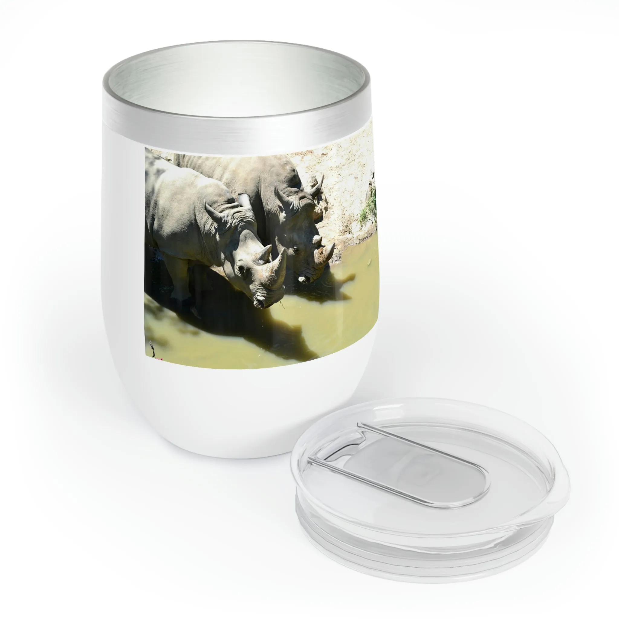 Rhinos Chill Wine Tumbler