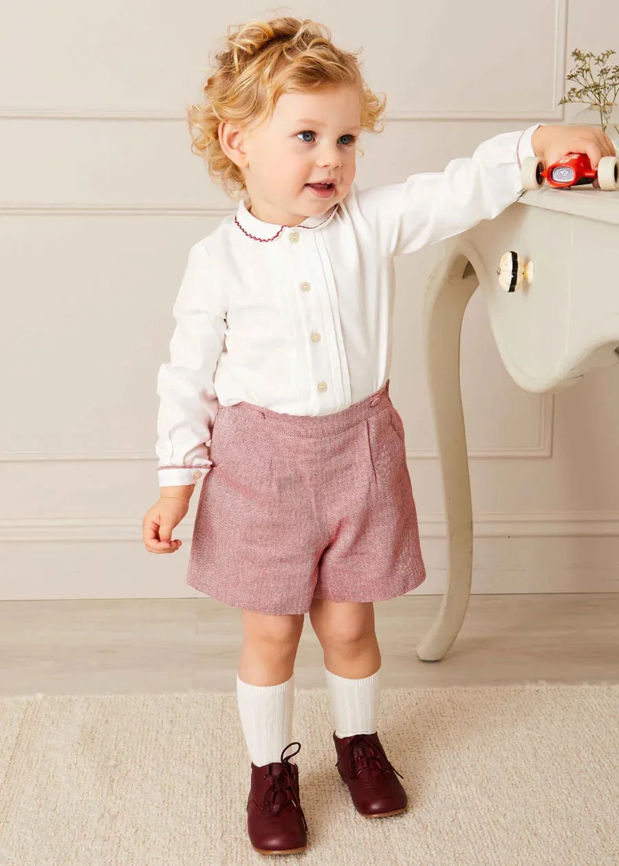 Ribbed Knitted Knee Socks in Cream (3mths-8yrs)