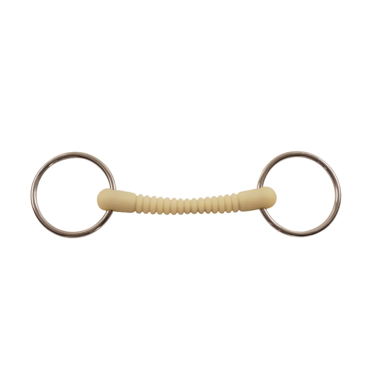 RIBBED MOUTH SNAFFLE BIT