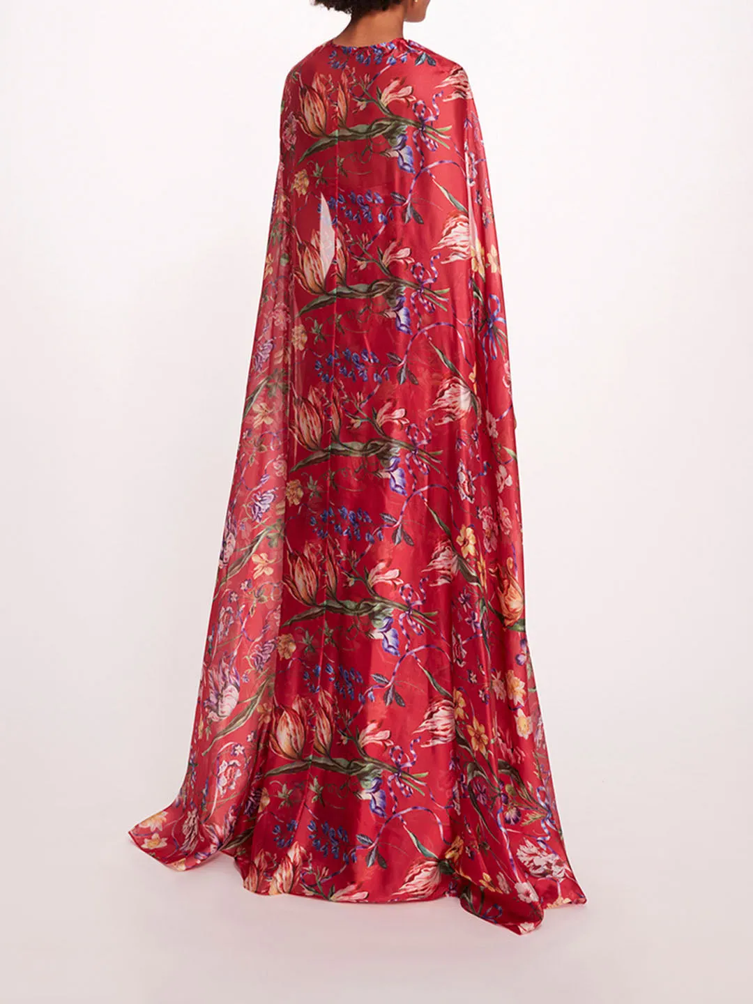 Ribbons Cape Gown