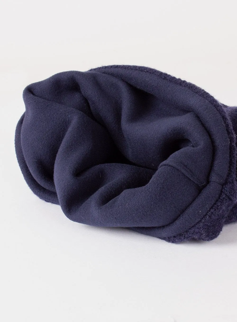 Rice Stitch Snoody in Navy