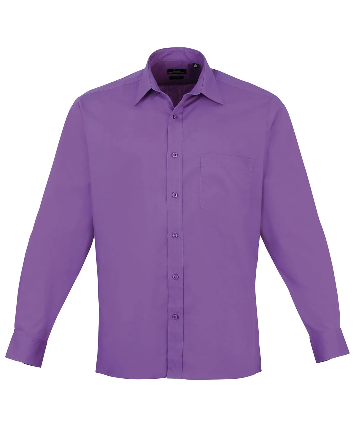 Rich Violet - Long sleeve poplin shirt