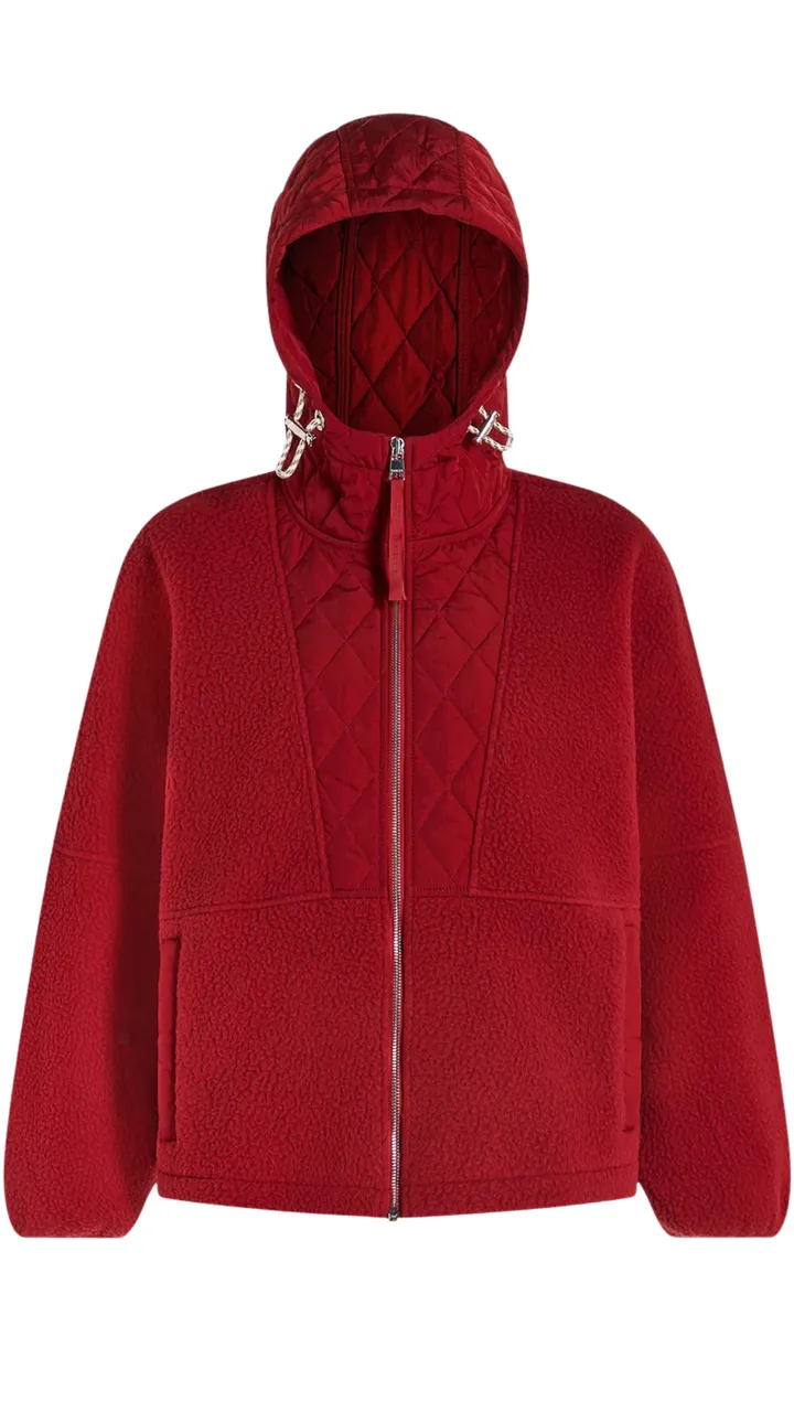 Richfield quilt fleece combo. - Red Dahlia