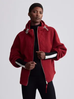 Richfield quilt fleece combo. - Red Dahlia