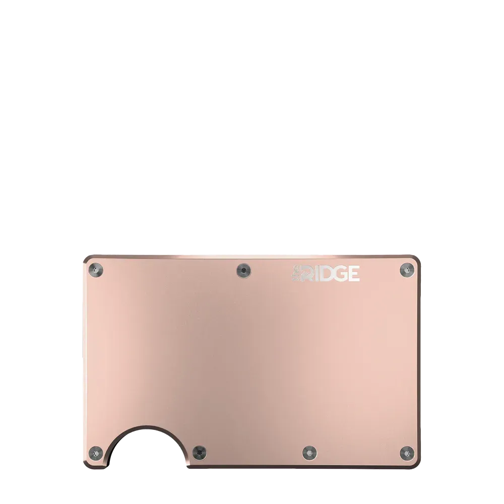 Ridge Wallet Aluminum w/ Money Clip
