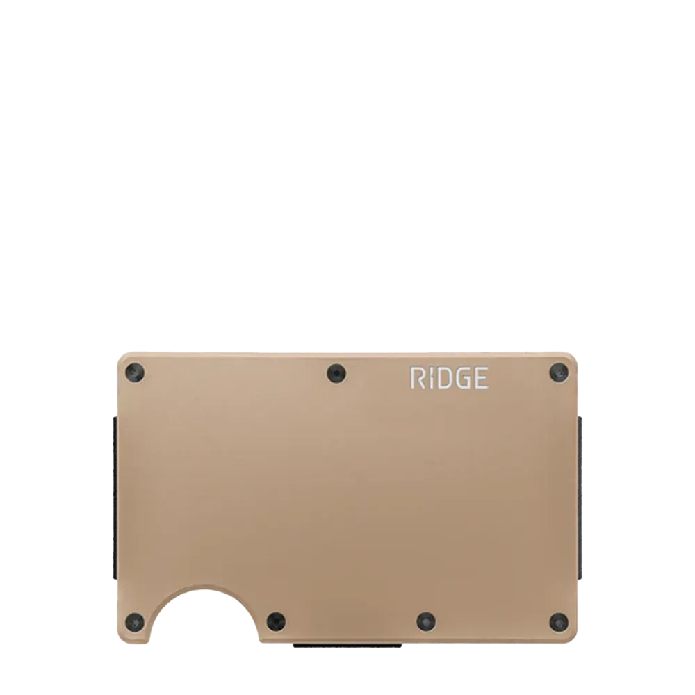 Ridge Wallet Aluminum w/ Money Clip