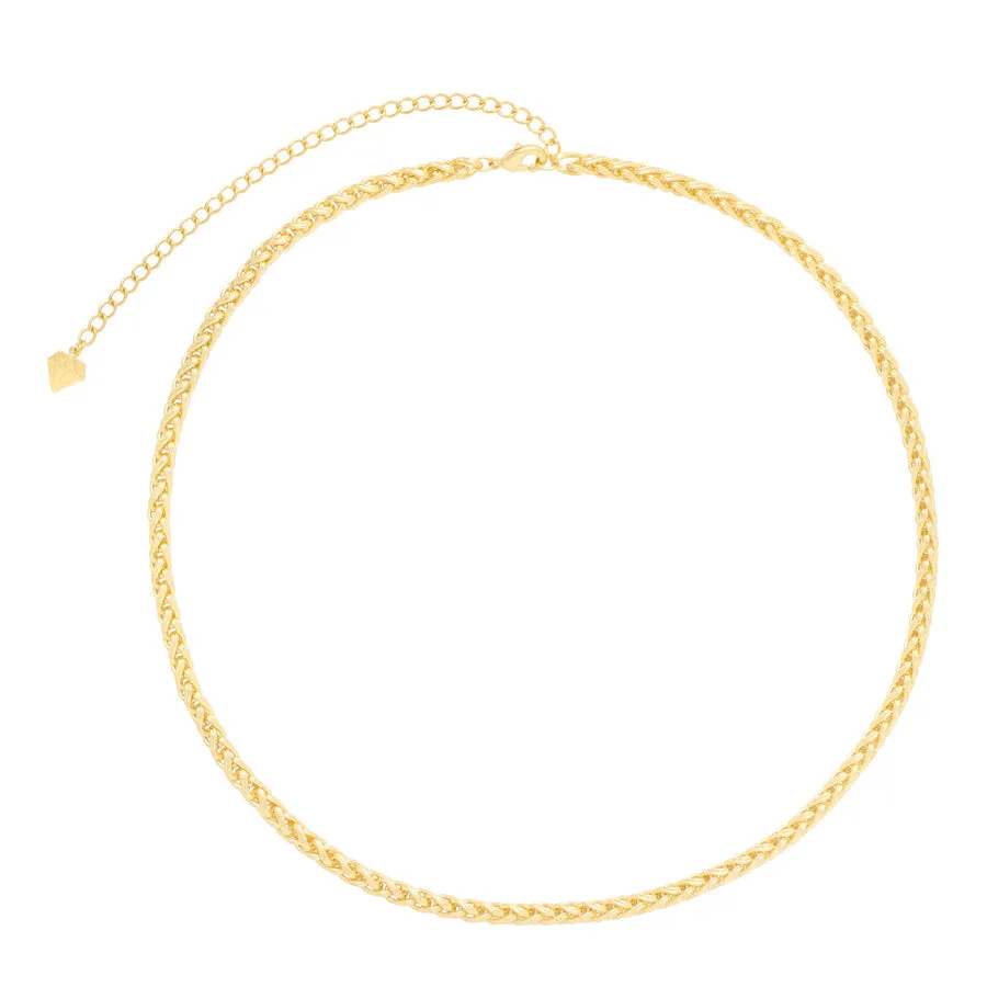 Riley Rope Chain Gold Necklace
