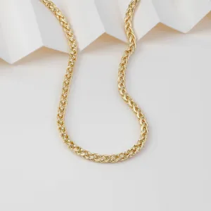 Riley Rope Chain Gold Necklace