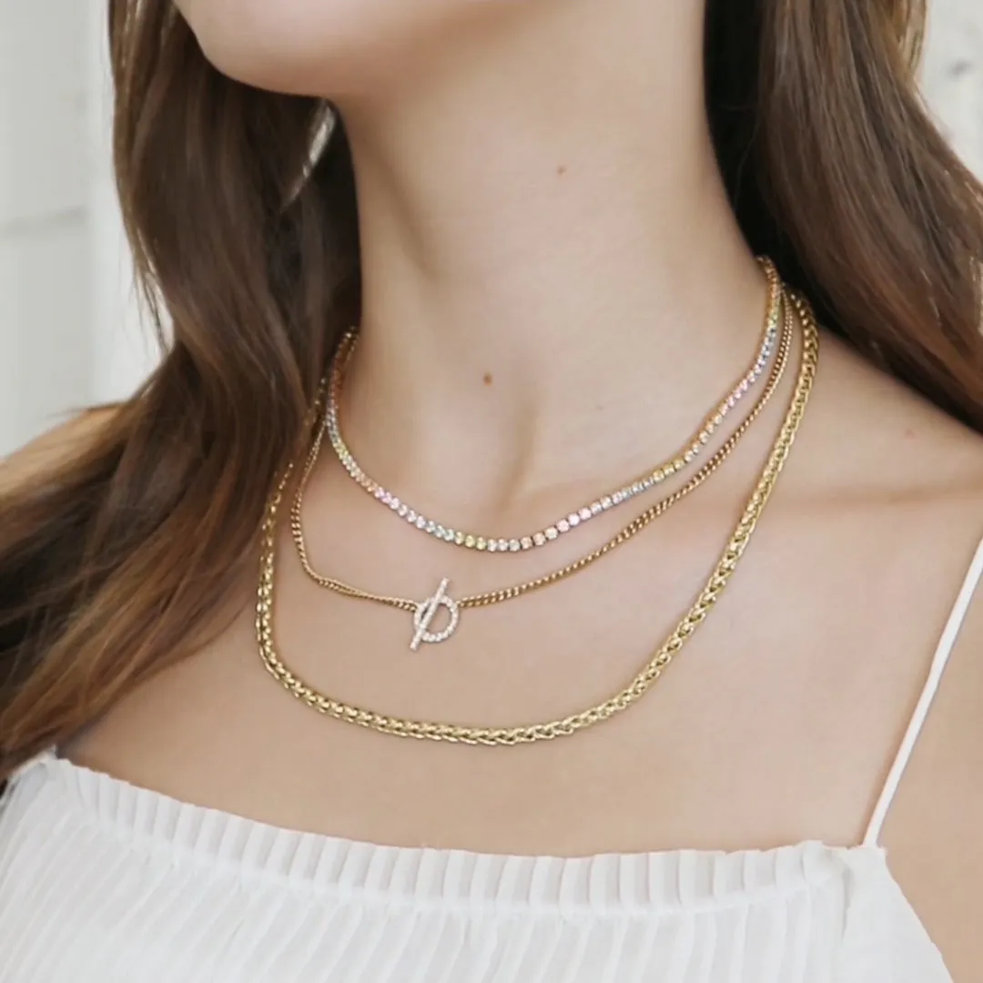 Riley Rope Chain Gold Necklace