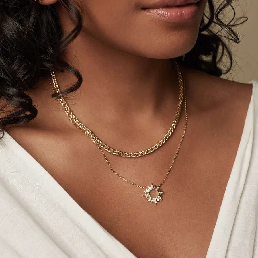 Riley Rope Chain Gold Necklace