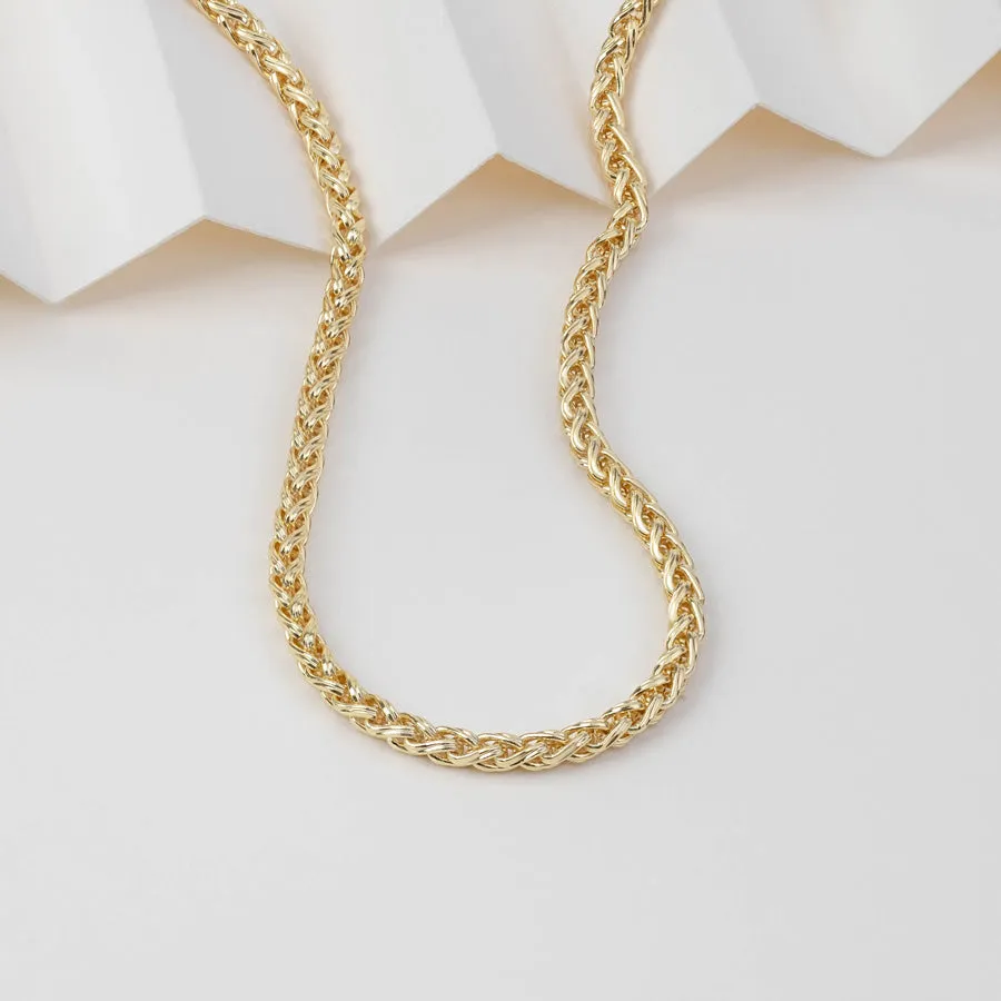 Riley Rope Chain Gold Necklace