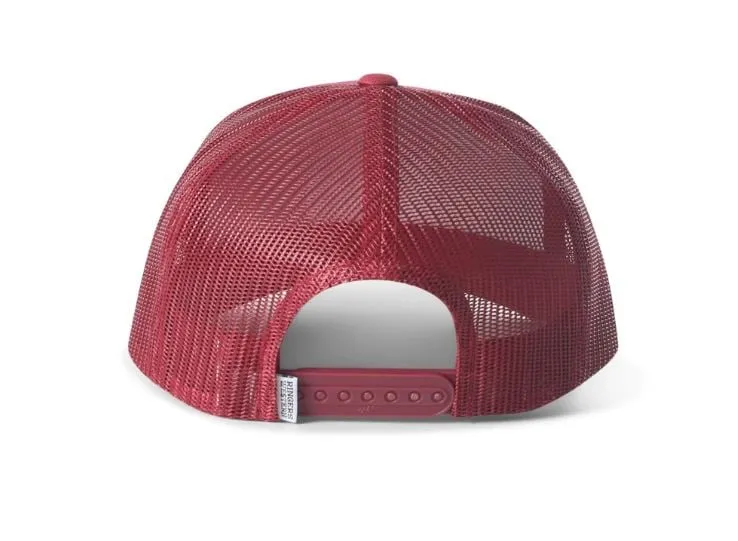 Ringers Western Signature Bull Trucker - Burgundy & Clay with White & Burgundy Patch
