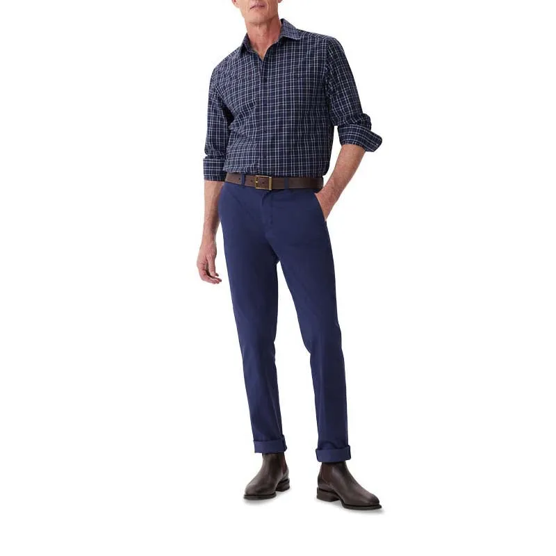 R.M.Williams Classic Mens Shirt - Navy/Red/Cream