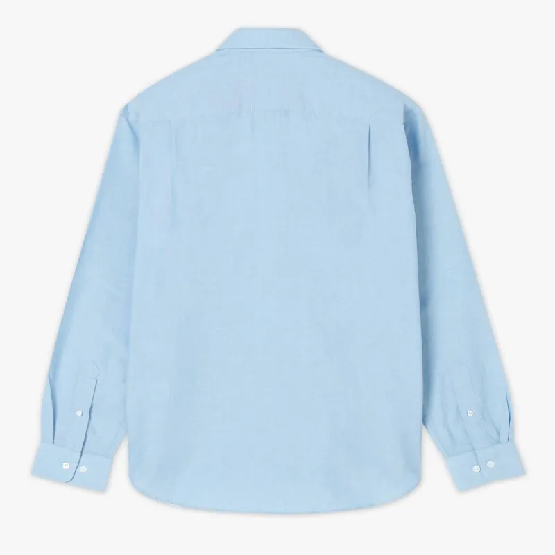 R.M.Williams Collins Button Down Mens Shirt - Light Blue