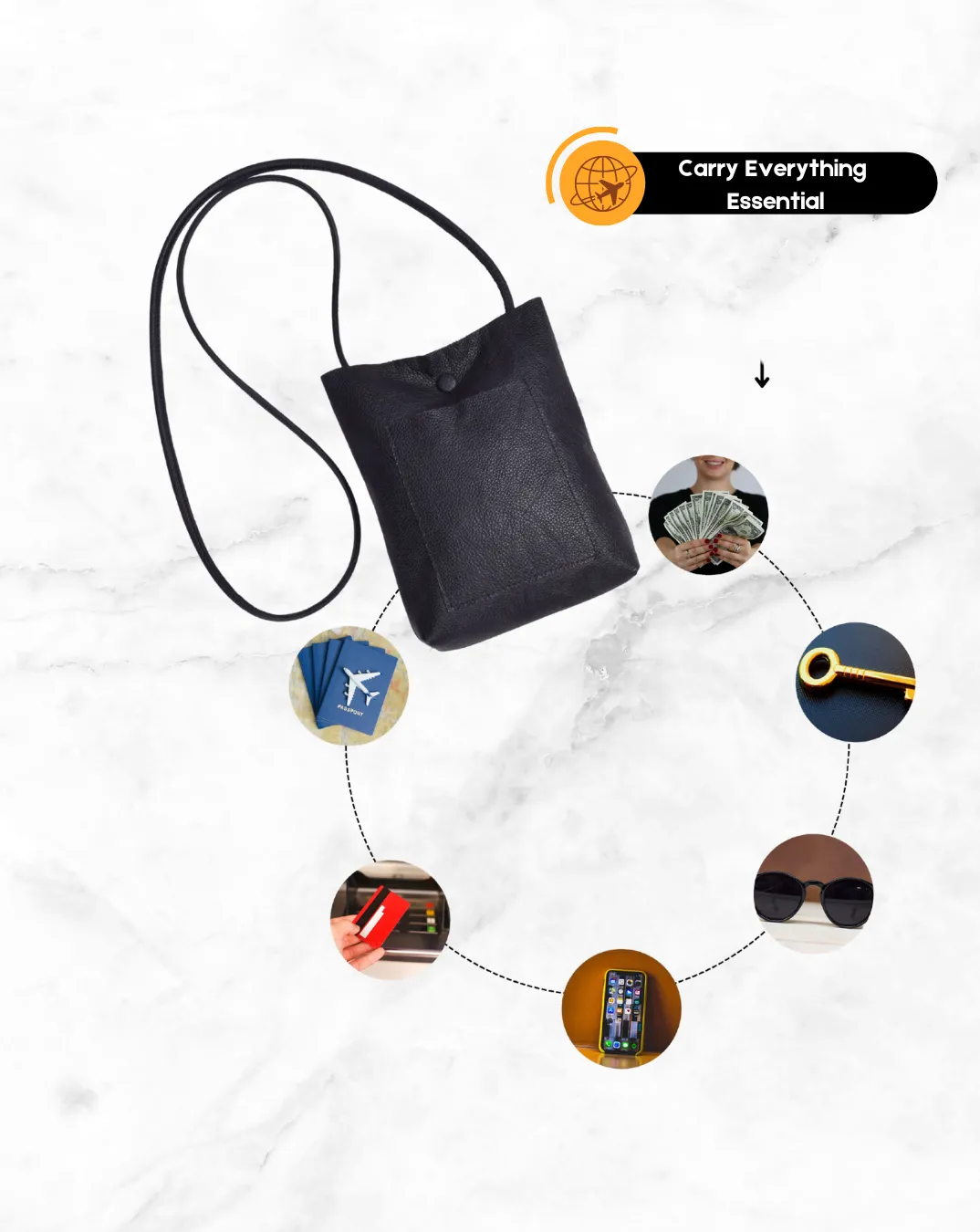 Roam Essentials Sling- Travel Crossbody Sling