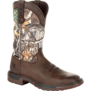 Rocky Men's Original Ride FLX 12" WP Western Boot - Realtree - RKW0253