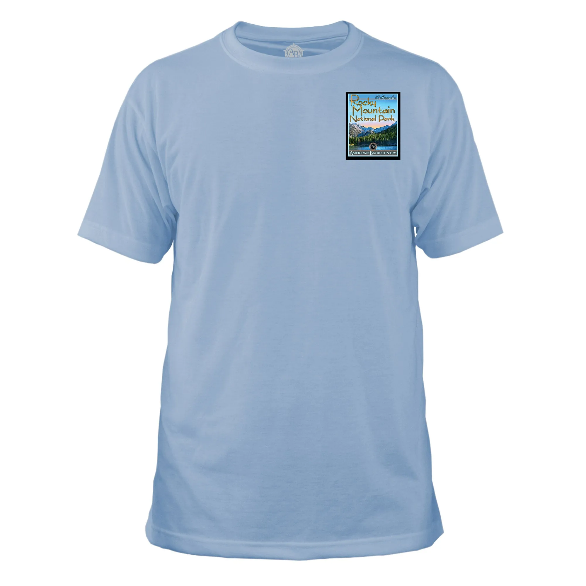 Rocky Mountain National Park Vintage Destinations Basic Crew T-Shirt