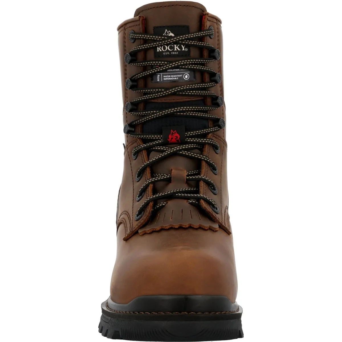 Rocky Rams Horn Men's Logger 800G Insulated Work Boots Rkk0478 In Brown