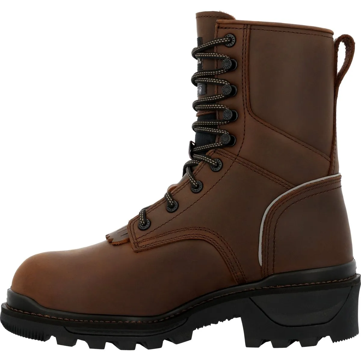 Rocky Rams Horn Men's Logger 800G Insulated Work Boots Rkk0478 In Brown