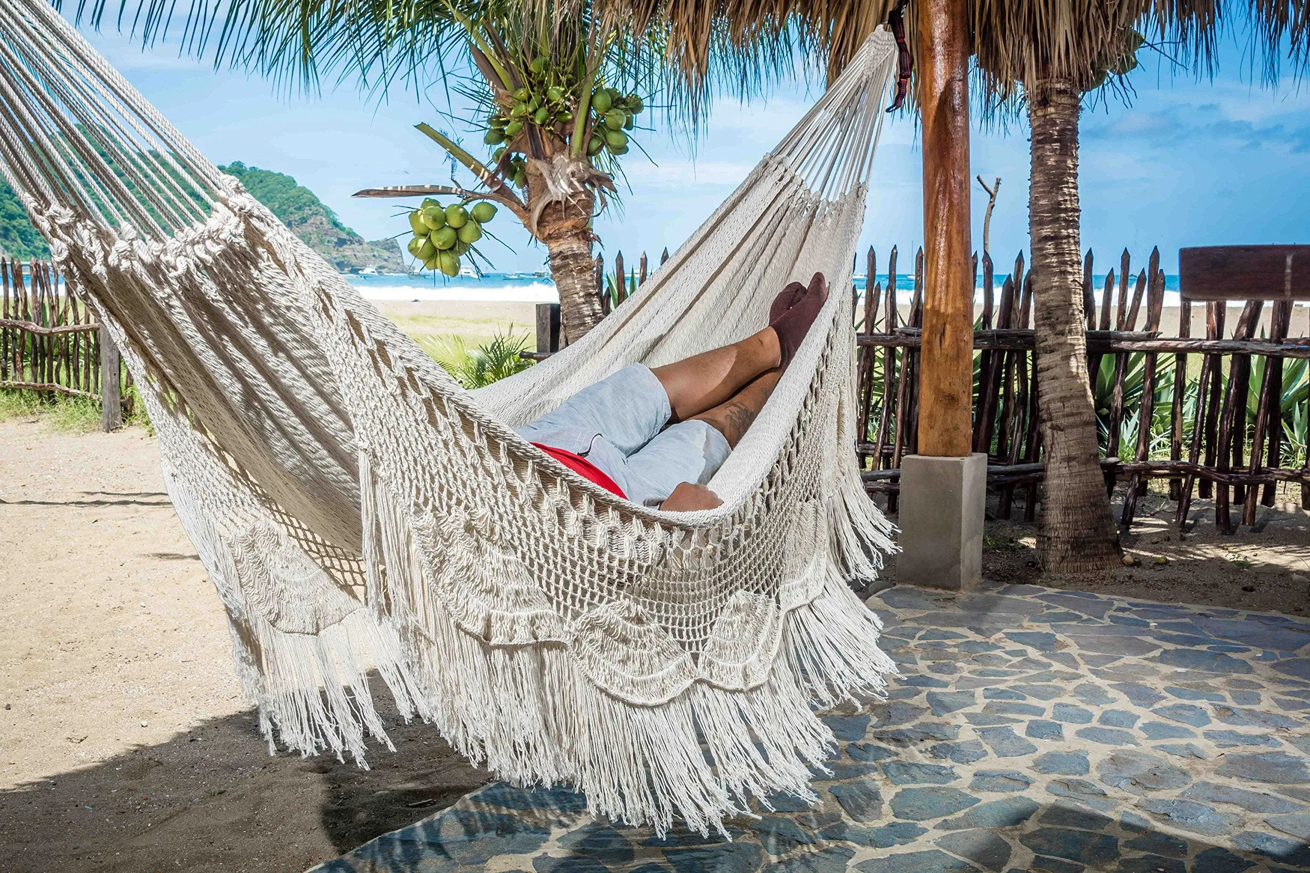 Romantic Crochet Cotton Hammock