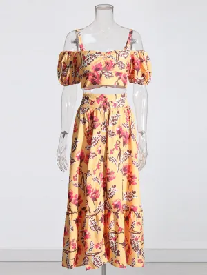 Rori Elegant Skirt & Top Set