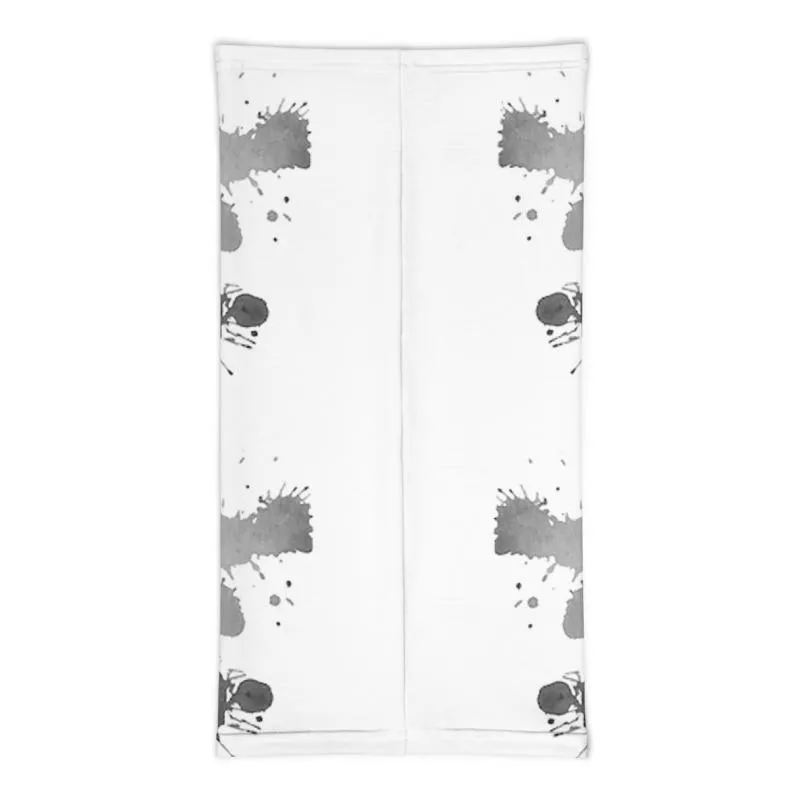Rorschach Gray with white background neck gaiter face cover head wear headband wrap balaclava mask wristband neck warmer - US Fast Shipping