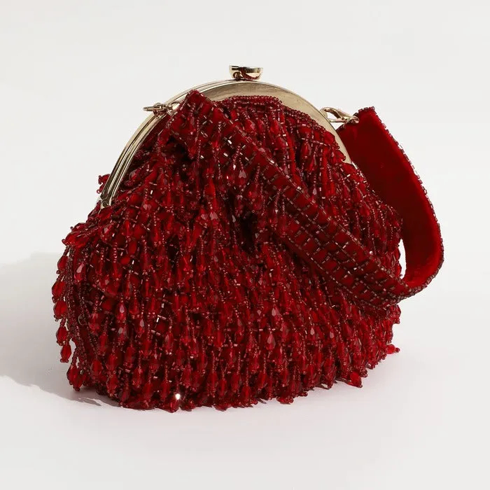 Rosa Batua Bag with Detachable Handle