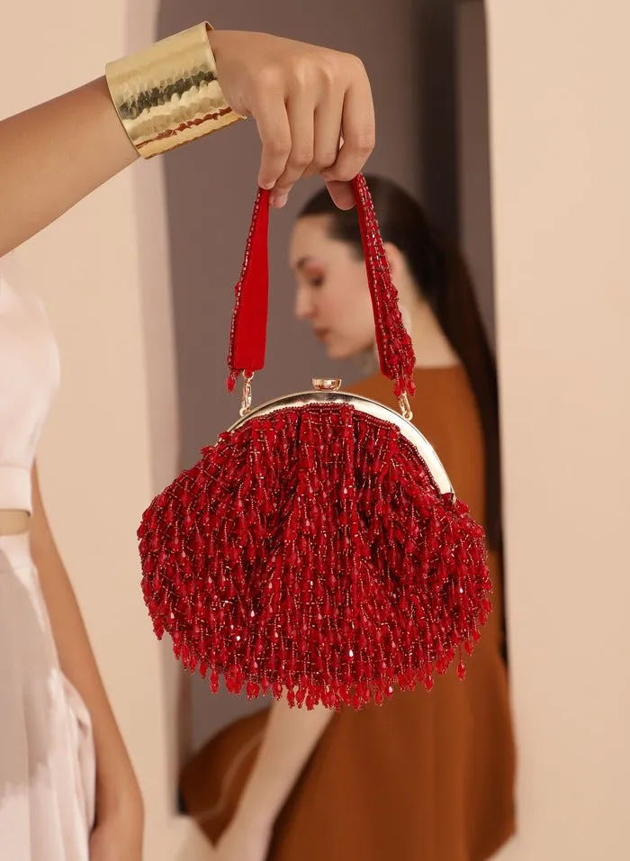 Rosa Batua Bag with Detachable Handle