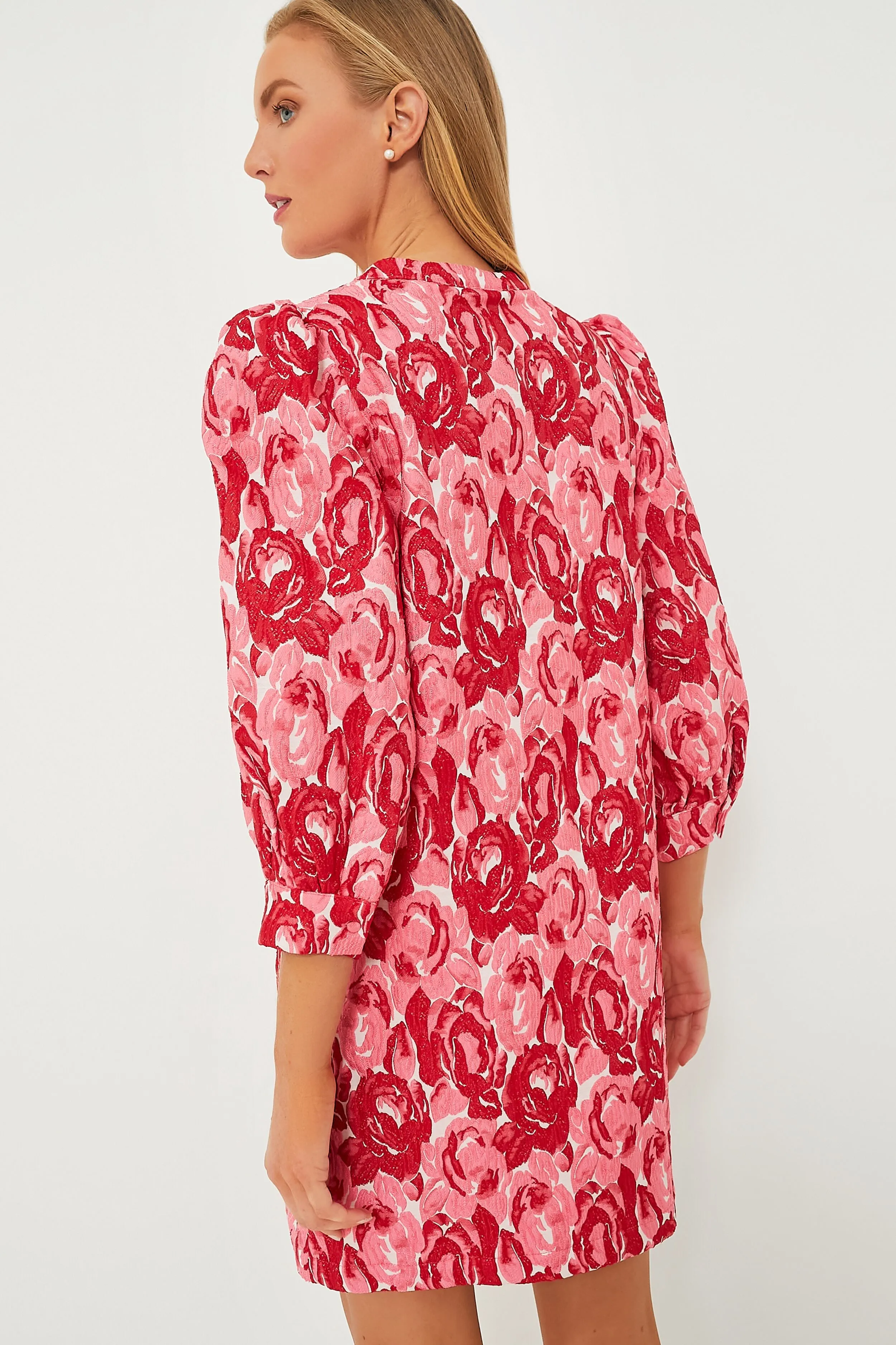 Rose Jacquard Samantha Dress