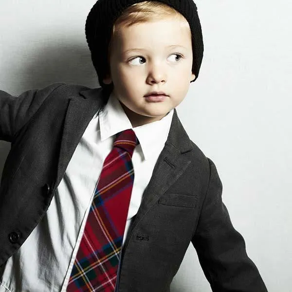 Ross Hunting Modern Tartan Child's Neck Tie