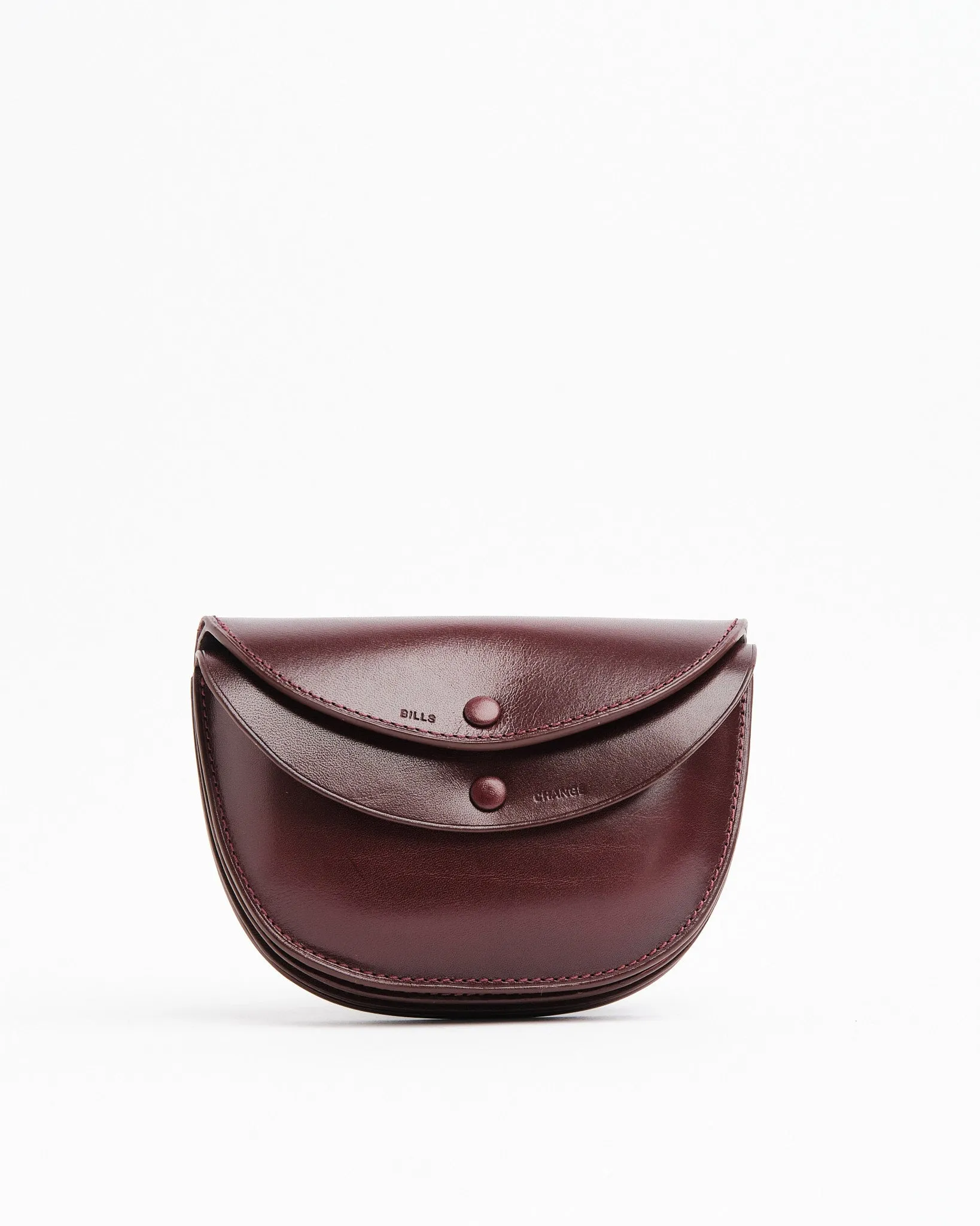 Round Wallet Mid Porch Burgundy