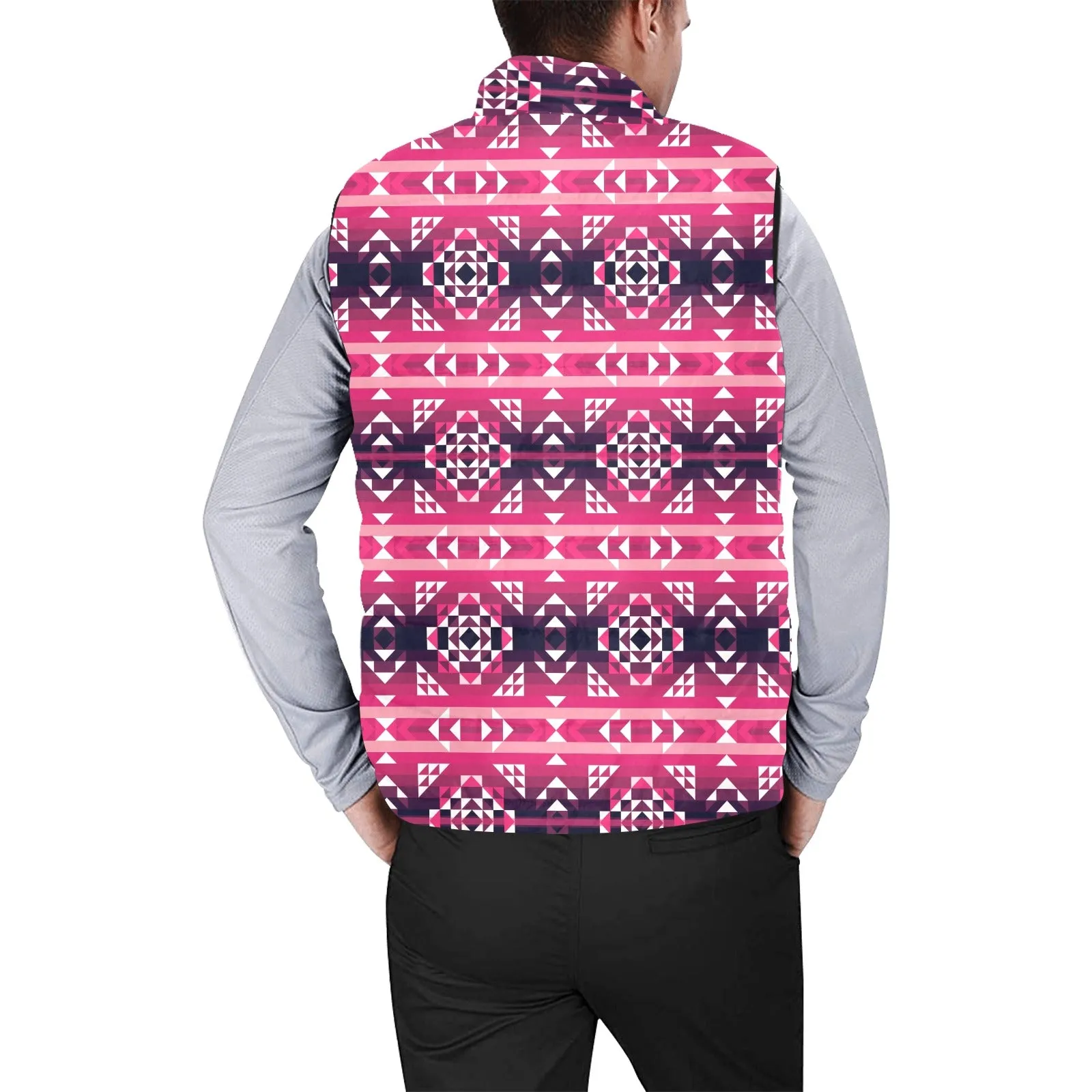 Royal Airspace Red Men's Padded Vest Jacket