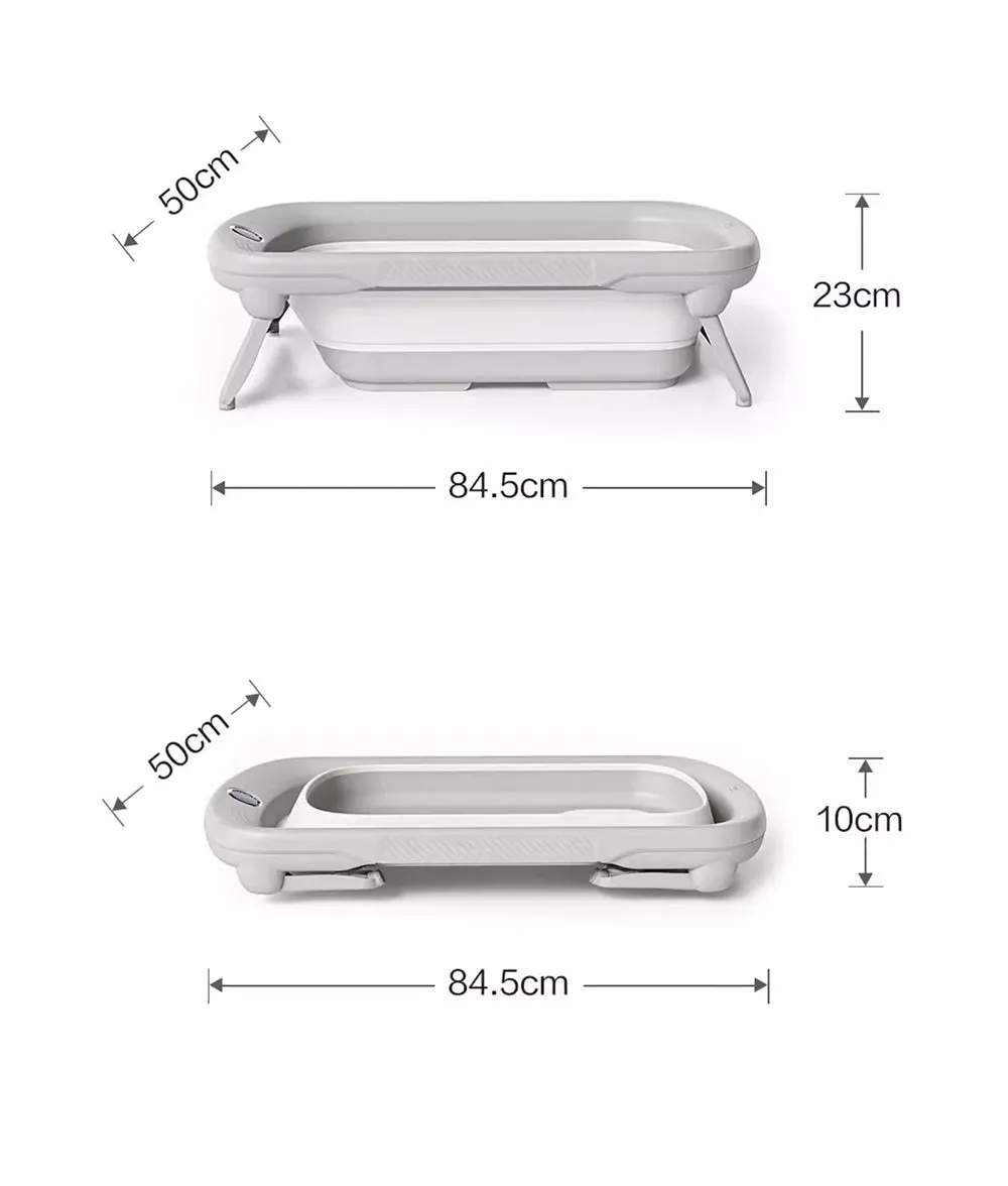 Royal Grey Folding Bathtub