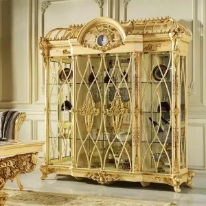 Royal Luxury Italian with Glass Doors Vitrine