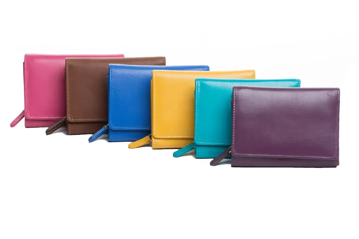 Rugged Hide - Ruby soft leather wallet